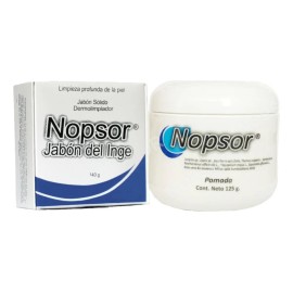 Jabón Sólido Y Pomada De Noche Nopsor Auxiliar Tx Psoriasis