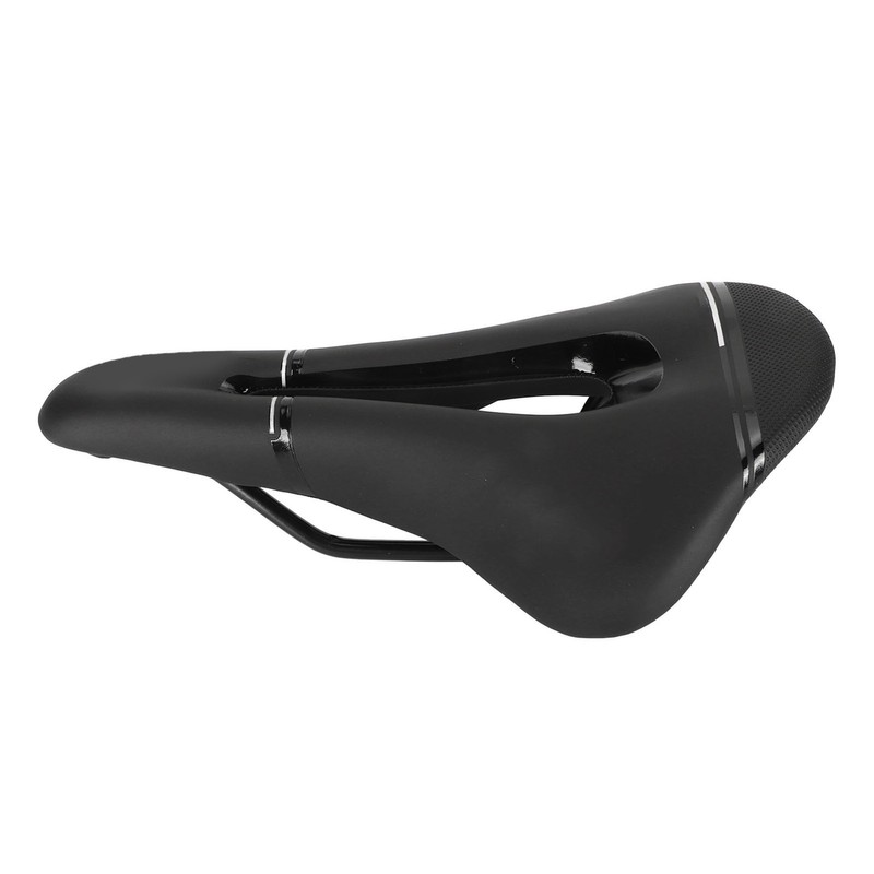 Bicycle Saddle Hollow Breathable Shock Absorbing Height Adjustable Prevent Slip