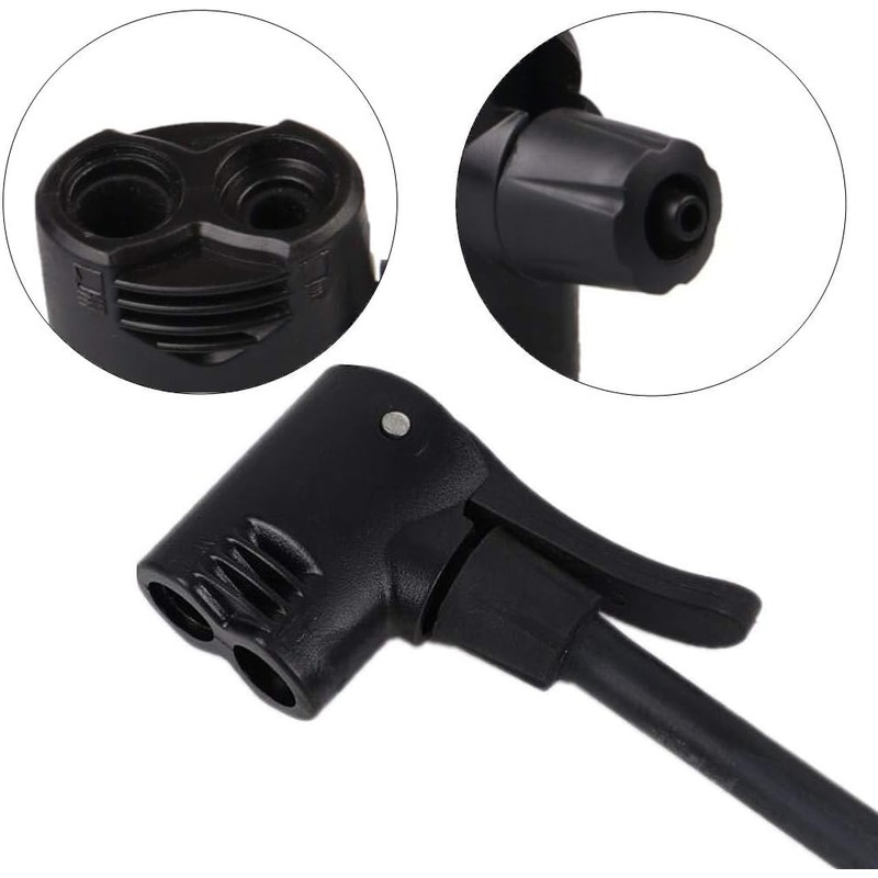 Hsthe Sea Replacement Track Pump Head Dual Valve Bicycle, Bike