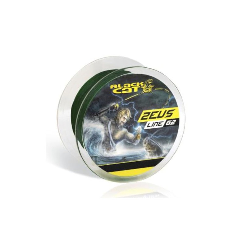 Black Cat Zeus Line G2-400 m Braided Fishing Line, Diameter