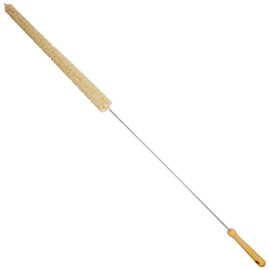 45 Inch (115cm) Premium Flexible Goathair Bristle Radiator, Coil and Vent Brush with Wood Handle