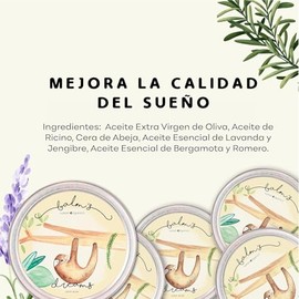 Balm's Basic Kit - Set de 3 Pomada para Dormir, Respirar y Piel Sensible Bálsamos 25g Dreams, Breathe y Baby