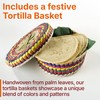 Mexican Molcajete Bowl with Tortilla Basket by Verve Culture, Basalt