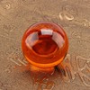 40mm Citrine Quartz Crystal,Clear Crystal Ball with Stand Crystal Healing