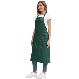 Nanxson Pottery Apron Split Leg Apron for Men & Women, Adjustable Full Coverage Art Apron for Crafting, Painting, Hairdressing, Gardening