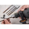 Truper COMBOR-1/2N6 1/2" 700 W rotary hammer, 6 bits and
