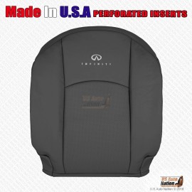 US Auto Nation 832-790-4949 2006 2007 2008 For Infiniti FX35 FX45 Driver Passenger Leather Seat Cover Black - Driver Top