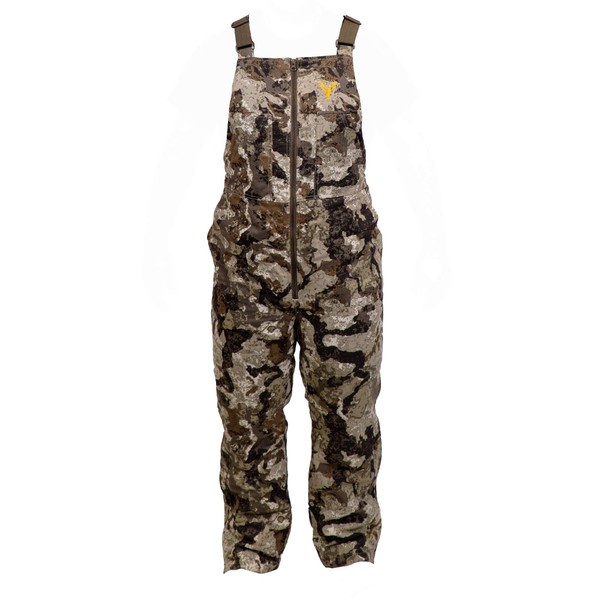 HOT SHOT Youth Insulated Camo Bib, Adjustable Height, Leg Zippers, Veil-Cervidae Camo - Designed for all day comfort, Small