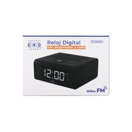 CONTROL EXPERT Reloj Digital Despertador Radio FM Pantalla Led