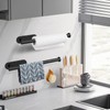 DEKAVA Paper Towel Holder Under Cabinet Wall Mount for Kitchen