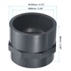 PATIKIL G3 Female Threaded Pipe Fitting UPVC 75mm Socket Straight