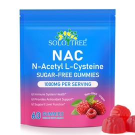 NAC Supplement N-Acetyl Cysteine, Nac Gummies 60pcs, Support Immnue, Liver Function, Antioxidant Support, Nac 1000mg Per Serving, Non-GMO, Vegan, Sugar-Free