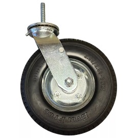 HYW Products 8" x 2-1/2" Pneumatic Swivel Caster B1 Threaded Stem