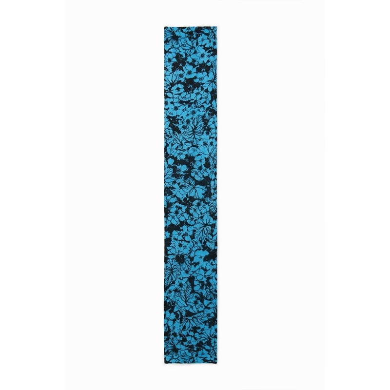 Desigual Women's Accessories Fabric Long Boa Scarf, blue