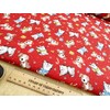 Nutex Fabric - Festive Cats & Dogs on Gold &