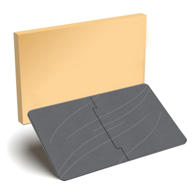 TOWEBOORY Stone Bath Mat, Diatomaceous Earth Shower Mat, Non-Slip Super