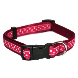 RED/SPOTTY COLLAR 14-20IN
