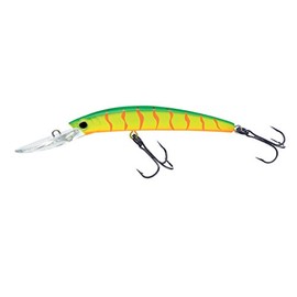Yo-Zuri Crystal Minnow Walleye (F) 110mm 4-3/8" Hot Tiger Floating Deep Diver Lure