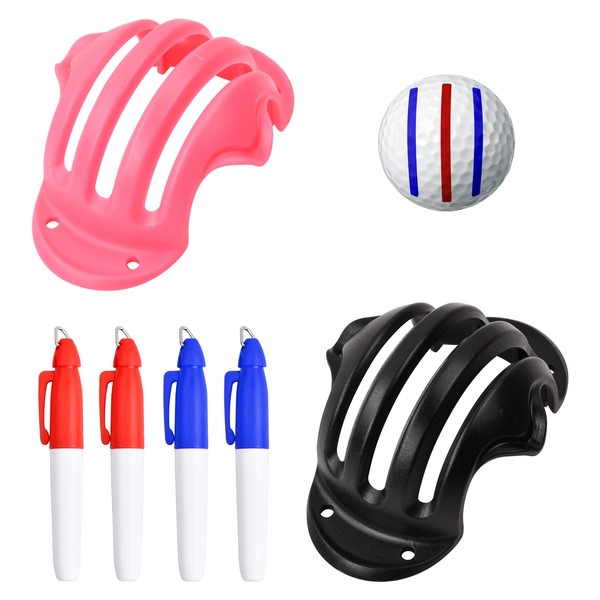 Pack of 2 Golf Ball Liner Template, Golf Ball Liner
