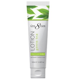 Cre8tion Spa Green Tea Hand & Body Lotion, Luxurious Lightweight Moisturizer for Silky, Smooth Skin, 3.3 Fl Oz