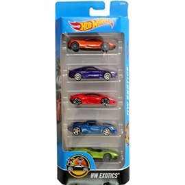 Hot Wheels Hw Exotics 5-pack Aston Martin One-77, Aston Martin V8 Vantage, Lamborghini Aventador Lp 700-4, Reventon, Porsche 918 Spyder