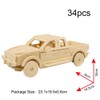 Georgie Porgy Kids Toys Construction Woodcraft Kits Wooden Model Puzzle