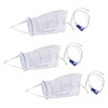 10PCS Enema Bag Set 1000ML Silicone Reusable Hangable Enema Cleaner
