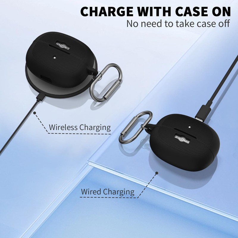 TUDIOW for SHOKZ OpenDots ONE Case, Soft Silicone Shockproof Protective