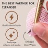 Embagol Tweezer Cleanser for Eyelash Extensions with Nail Wipes Lint