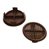 50 x Brown Plastic 70mm Round Soffit Air Vents/UPVC Push