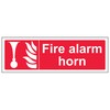 V Safety Fire Alarm Horn - Landscape 300 x 100