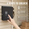 DiDiHere Mailbox with Electronic Lock, Locking Mail Boxes for House,