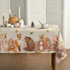 Artoid Mode Deer Squirrels Foxes Animals Leaves Autumn Table Cloth,