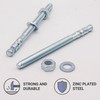 SKIR'CO (Pack of 8) Galvanised Wedge Anchors M10 x 140