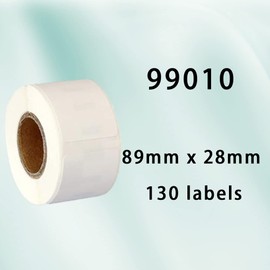 Molabel 99010 10-Pack(28 x 89 mm) Compatible with Dymo Labelwriter 4XL 450 400 330 320 310 SLP120 200 220 240 400 450