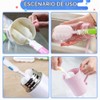 4 cepillos para biberones + 4 cepillos para tetinas, esponja,