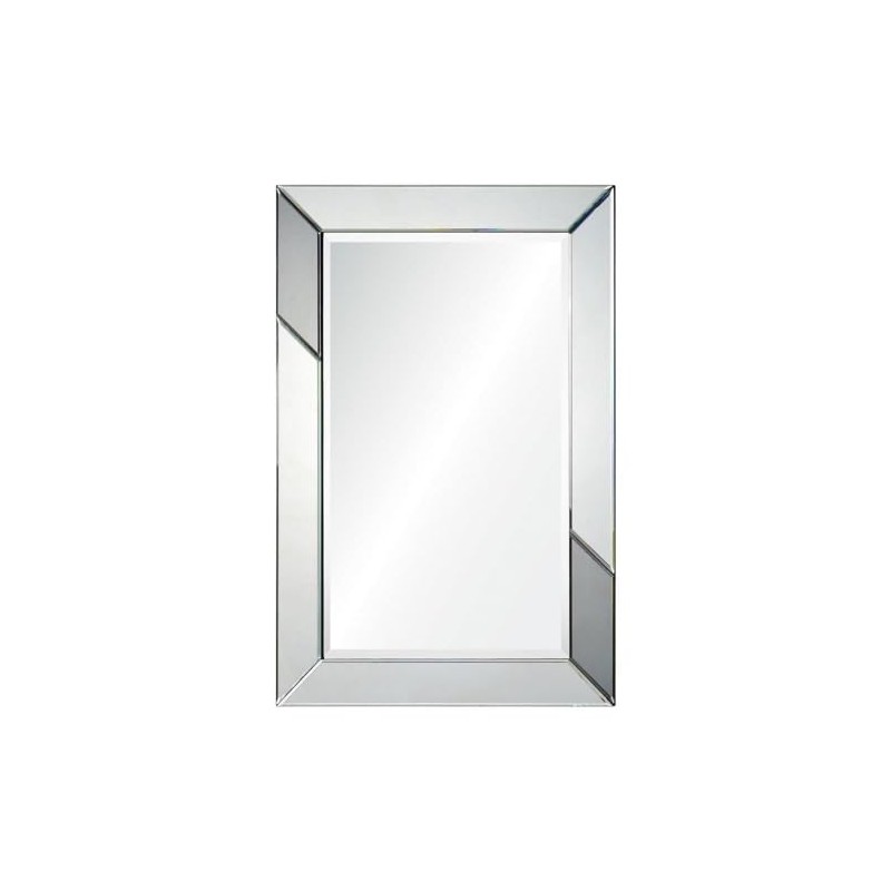 Renwil Rumba Mirror in Silver and Grey