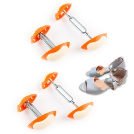 FENGQQKJ Set of 4 shoe stretchers, shoe stretchers, shoe stretchers, adjustable 7-12 cm, squeezing shoes, wide, non-slip, suitable for leather shoes, boots, high heels, sports shoes, lightweight and
