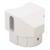RV Awning End Plug White Solid Aluminum Durable Easy Installation