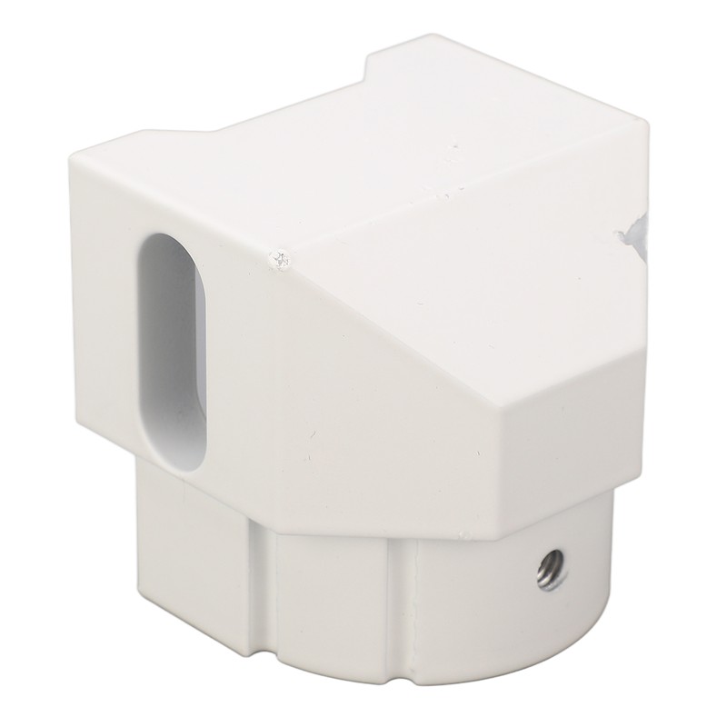 RV Awning End Plug White Solid Aluminum Durable Easy Installation
