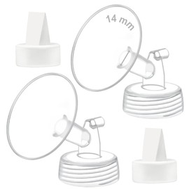 Maymom 14mm Flange and Duckbill Valve Compatible with Spectra S1 Spectra S2 Spectra 9 Plus Non Genuine Spectra Pump Parts Replace Spectra S2 Pump Parts Spectra Flange