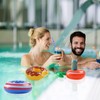 Kleeblatt Pool Drink Floaties, Doughnut Inflatable Drink Holders Floating Cup