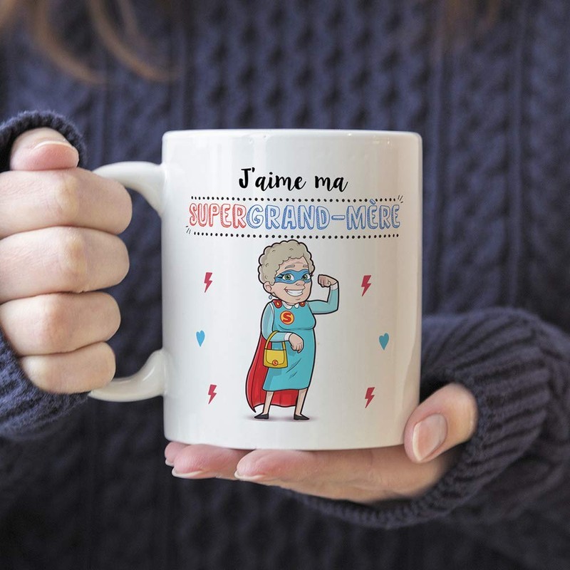 MUGFFINS Mugs for Grandma french