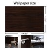 BAYYA Brown Wood Grain Wallpaper