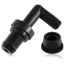 PCV Valve 90° Grommet Kit Compatible with Toyota 4Runner Tundra Tacoma 3.4L V6 Replace# 12204-62010, 90480-18001