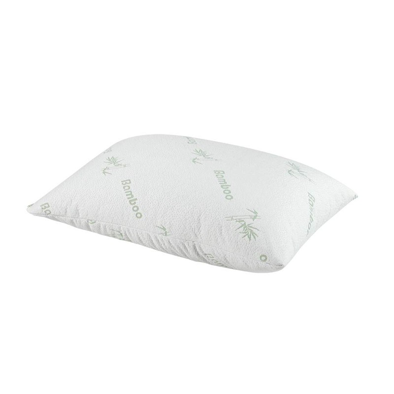 Dreamaker Twin Pack Bamboo Knitted Waterproof Pillow Protector, Naturally Anti-Microbial