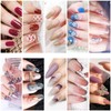 500 x False Nail Tips, Artificial Nails, Transparent Acrylic Fake