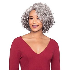 Foxy Silver (Martina) - Synthetic Lace Part Wig in 4