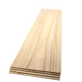 THE HARDWOOD EDGE Ash Craft Boards 1/8 x 4 1/2 x 18 inch (4 Pack) Solid Hardwood Laser Ready