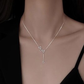 Gifts for Daughter from Mom Silver Heart Choker Necklace for Women Necklace for Daughter Birthday Jewelry Gift for Her